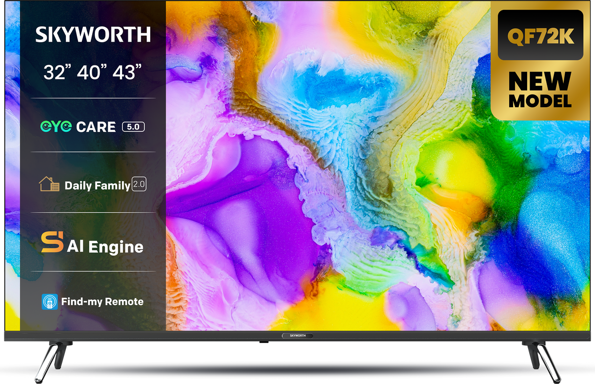 SKYWORTH &nbsp;QLED Google TV QF72K